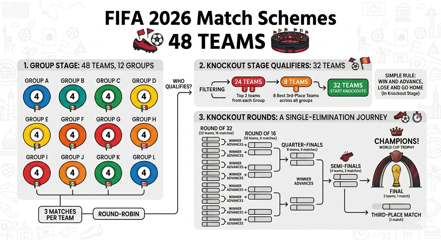 FIFA 2026 Match Scheme — 48 Teams